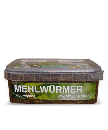 pondovit mealworms premium snack for koi treats 1.2 l