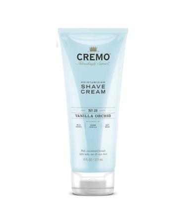Cremo Vanilla Orchid Moisturizing Shave Cream Astonishingly Superior Ultra-Slick Shaving Cream for Women Fights Nicks Cuts and Razor Burn 6 Fl Oz (Product Packaging Pay Vary)