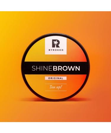 BYROKKO Shine Brown Tanning Cream Original 190 ml | with 100% Natural Carrot Oil that Makes Your Tanning Faster! - Buy Online on SooperMarket.com