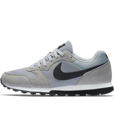 Nike Men's Md Runner 2-749794 Gymnastics Shoes 40 EU Grey Wolf Grey Black White 001