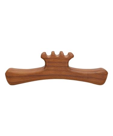 Colcolo Guasha Stick Wooden Massage Stick Manual Hand Massager Wooden Drainage Massager for SPA Neck Back Salon