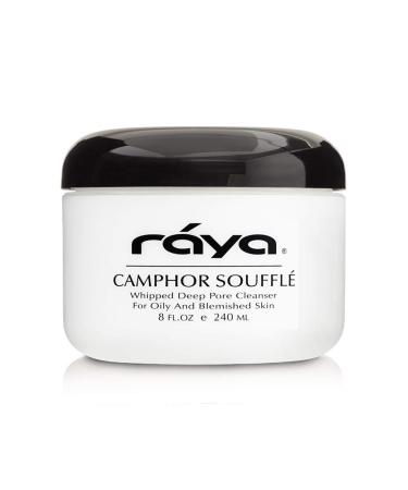 Raya Camphor Souffl Facial Cleanser 8 oz | pH Balanced Face Wash for Oily & Blemished Skin | Reduces Whiteheads Blackheads & Clogs - Buy Online on SooperMarket.com