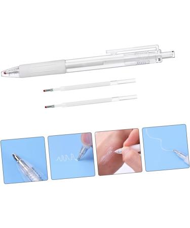 FOYTOKI 1 Set Auxiliary Eyebrow Pencil Eyebrow Contouring Pen Embroidered Eyebrow Pen Body Pen Plastic White - Buy Online on SooperMarket.com