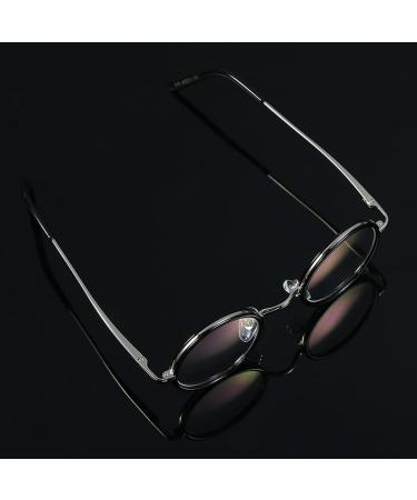 Pongnas Unisex Retro Round Reading Glasses - Stylish 150-Degree Magnifying Specs for Men & Women - 45mm Width - Buy Online on SooperMarket.com