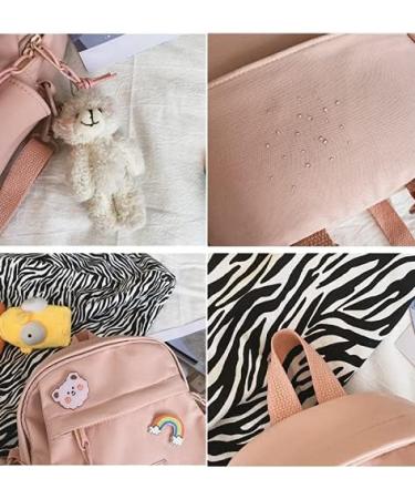 Kawaii Black Mini Backpack with Accessories for Teens - Aesthetic Small Backpack - Buy Online on SooperMarket.com