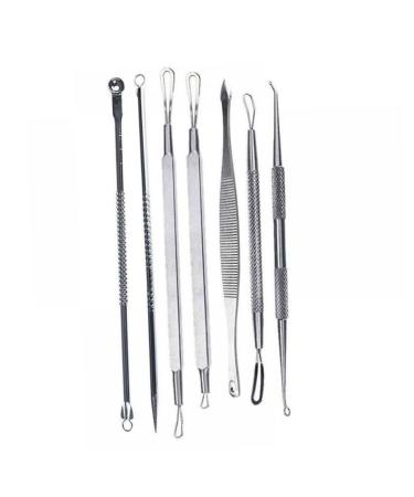 Housoutil 7pcs Blackhead Removal Blackhead Extractor Comedone Extractor Tool