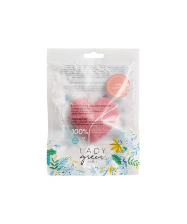 Shop Lady Green Limited Edition Pink Sponge | Eco-Friendly Beauty Tool for All Skin Types - Buy Online on SooperMarket.com