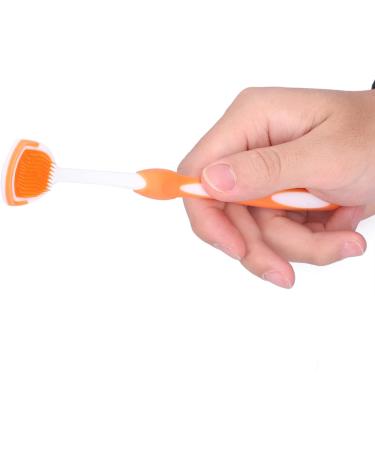 HERCHR Tongue Cleaner & Scraper | Portable Bad Breath Eliminator for Travel | Effective Plastic Tongue Brush - Buy Online on SooperMarket.com