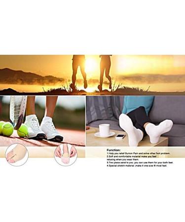 Bunion Corrector with Gel Pads - Toe Straightener & Hallux Valgus Relief Sleeve for Foot Health - Body Correction & Protective Gear - Buy Online on SooperMarket.com