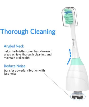 Senyum Replacement Heads for Philips Sonicare E-Series Toothbrush - 4 Pack - Buy Online on SooperMarket.com