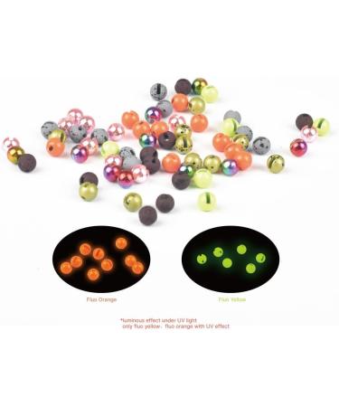 MUUNN 50pcs Tungsten Slotted Beads for Fly Tying - 12 Colors/13 Sizes - Black Nickel - Fly Tying Materials - 2.8mm - Buy Online on SooperMarket.com