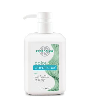 Keracolor Clenditioner Hair Dye - Semi Permanent Hair Color Depositing Conditioner  Cruelty-free  20 Colors 12 Fl Oz (Pack of 1) Mint