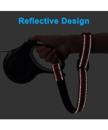 Buy Petbonus Short Dog Leash Reflective Adjustable Padded Handle Safety Bracelet for Roller Leash & Strollers Red - Buy Online on SooperMarket.com