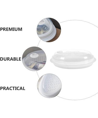 Cabilock 1pc Steamer Pasta Containers Dumpling Oven Rice Multifunction White Food Grade Pp Household Products 32.7x18.6cm - Buy Online on SooperMarket.com