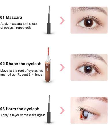 Buy Gears 4 Curler: Portable Heated Electric Eyelash Curler - Reusable Makeup Tool for Perfect Lashes Worldwide - Buy Online on SooperMarket.com