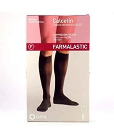 Calcetin Farmalastic fte Negro ex