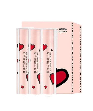 New Magical Pore Eraser Waterproof Face Primer Stick Convictioni Statisticalt Invisible Hydrating Pore Primer Stick Face Matte Priming Makeup Stick (3pcs) 1 ml (Pack of 2)