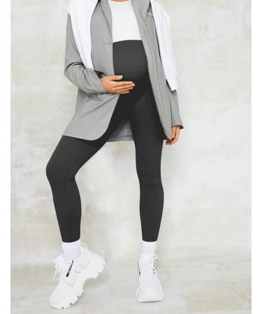 SHADOW DANCE UK Maternity Over Bump Leggings - Dark Grey, Size 12 - Buy Online on SooperMarket.com