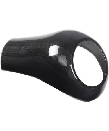 Knobm Gear Knob Cover Abs Gear Knob Cover Fits For A C E G Gls Left Hand Driving (black wood grain) - Buy Online on SooperMarket.com
