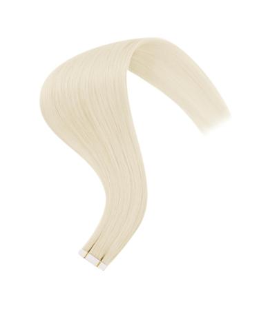 Youngsee 50cm Blonde Real Hair Tape Extensions - Virgin Remy Hair - 5pcs #1000 - Smooth & Seamless - Buy Online on SooperMarket.com