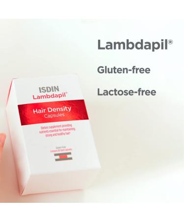 ISDIN Lambdapil Hair Density Capsules - 60 Count for Thinning Hair | Hair Thickening Vitamin Supplement - Buy Online on SooperMarket.com
