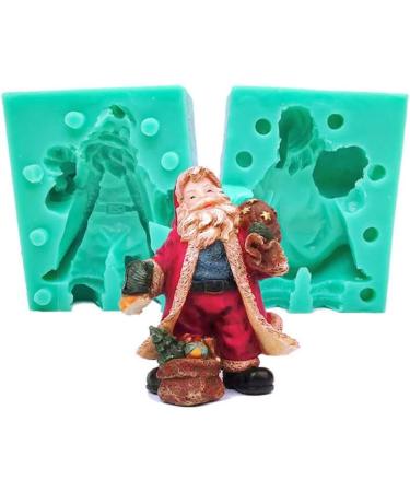 Christmas Silicone Candle Mold Santa Claus 3D Soap Mold Aroma Candle Plaster Mold Chocolate Mold Christmas Home Decor Santa Mold Silicone Chocolate Soap 3d S0098 - Buy Online on SooperMarket.com