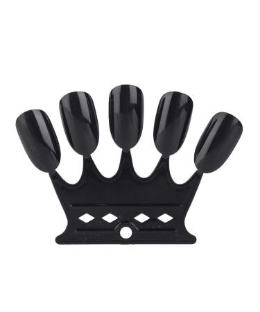 Nail Art Tips - 10pcs Black Nail Sticks Display for Polish & Gel - Perfect Manicure Practice Tool - Buy Online on SooperMarket.com