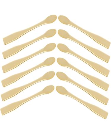Baluue 36 Pcs Cosmetics Spatula Face Cream Spoons Mini Spoons Abs Skincare Makeup 6.00X0.70X0.70CMx3pcs Goldenx3pcs - Buy Online on SooperMarket.com