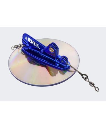 Jenzi Trolling Disc Diver Diving Disc Adjustable Blue 87mm