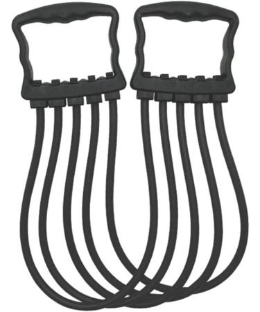 Adjustable Chest Expander - 5 Removable Resistance Bands for Home & Gym Fitness | Shoulder & Arm Muscle Training - Buy Online on SooperMarket.com