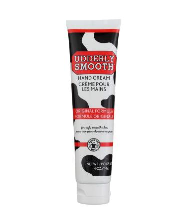 Udderly Smooth Hand Cream 4 oz (pack of 4) 4 Ounce (Pack of 4)
