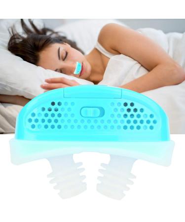 Professional Electric Anti Snoring Device for Deep Sleep - Natural Breathing Solution (Blue) - Buy Online on SooperMarket.com