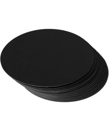 36 Pieces 4 inch Round Black Kraft Coaster Cards - Thick Kraft Paper for Mandala Painting and DIY Decorations - Buy Online on SooperMarket.com