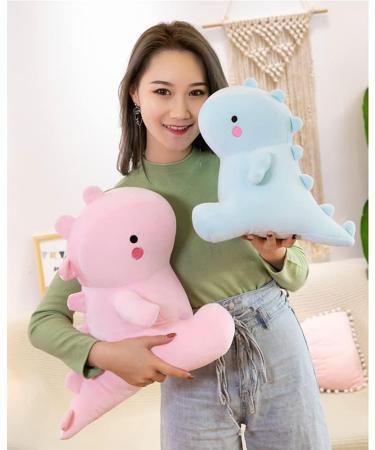 NatureMan Cute Dinosaur Plush Toy - Soft Kawaii Animal Doll for Kids Room Decoration (Pink) - Buy Online on SooperMarket.com