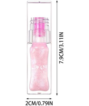 Lip Oil Discoloring Lip Oil Lip Lines Non-Stick Cup Non-Fading Lip Glaze Moisturising Lip Oil 6.5 ml ZrT276 (Pink One Size) 1 count (Pack of 1) pink - Buy Online on SooperMarket.com