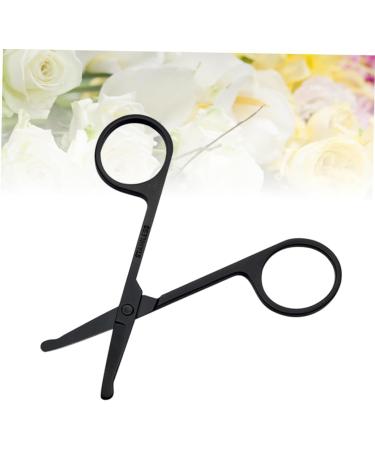 Balacoo Stainless Steel Nose Hair Clippers & Eyebrow Trimmer for Men - 1pc Vibrissa Scissors - Buy Online on SooperMarket.com