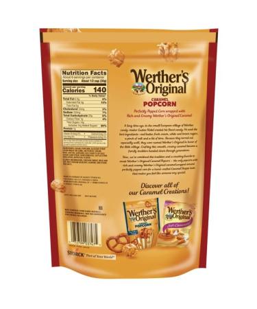 Werthers Original Caramel Popcorn 5.29 Oz Bag - Pack of 3 | Delicious Snack with Classic Taste - Buy Online on SooperMarket.com