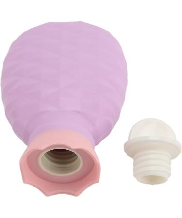 Shop Leak-proof Silicone Hot Water Bottle - Soft Pain Relief for Neck & Shoulder (Purple) | International Shipping - Buy Online on SooperMarket.com