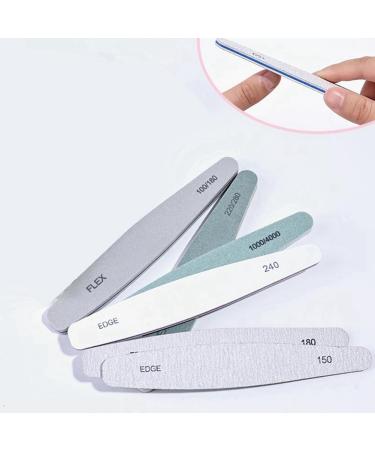 Kuuddker 6-Piece Nail File Manicure Tool Set Washing Sand Polishing Sponge Manicure Professional Nail Trimming Tools - Buy Online on SooperMarket.com