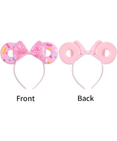 Glitter Sequin Mouse Ears Bow Headband for Disney & Party | Cat Ear Hair Accessories - Buy Online on SooperMarket.com