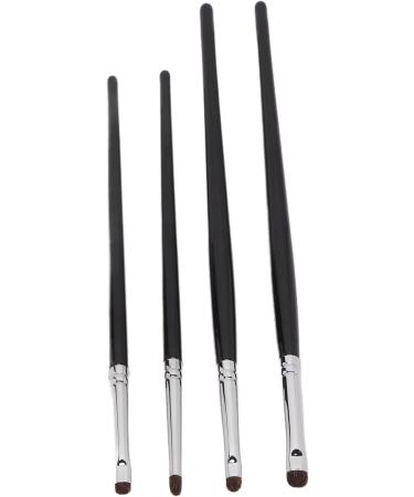 4pcs Eye Shadow Smudge Brush Detailed Handle Hair Detail Makeup Brush Kit Brochas Ojos Eyeline Brushes Soft Comfortable - Buy Online on SooperMarket.com