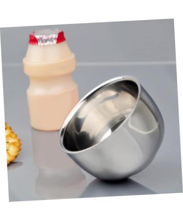 Buy Housoutil Stainless Steel Shaving Bowl | Shave Bowl with Lids for Shaving Cream & Soap | Perfect Mixing Bowl for Rich Lather - Buy Online on SooperMarket.com