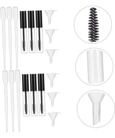 Healeved 2 Sets Mascara Tube Travel Bottles Mascara Storage Bottle Eyelash Wand Clear Plastic - Buy Online on SooperMarket.com