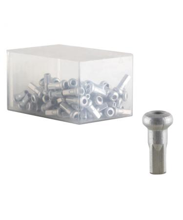 DT Swiss 2.0 x 12 mm Hidden Alloy Nipples Silver (Box of 100)