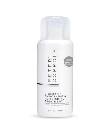 PETER COPPOLA a-Keratin Smoothing and Refinishing Treatment - Semi-Permanent Hair Smoother and Nourisher Formaldehyde-Free (10 OZ) 10 Ounce