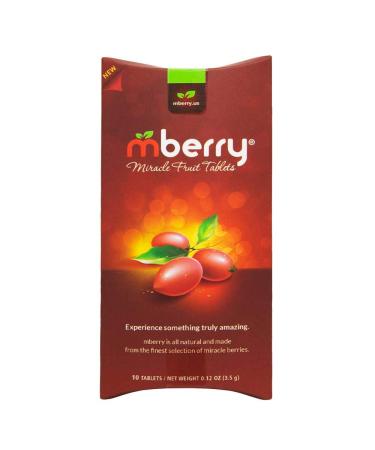 mberry Miracle Berry Tablets Miracle Fruit Snacks 10 Count .12 Ounce Pack of 1