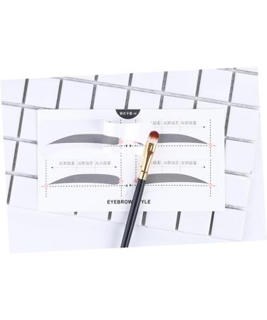 MAGICLULU 2 Eyebrow Shaping Stencils Makeup Kit Beauty Eyebrow Card Eyebrow Stickers Card A607 Portable - Buy Online on SooperMarket.com