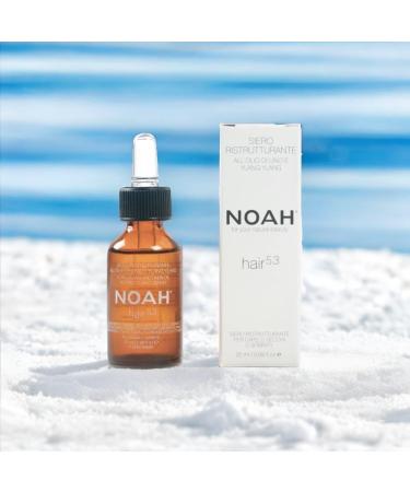 Noah Natural Hair 5.3 Restructuring Serum with Linseed Oil and Ylang-Ylang for Dry and Damaged Hair Nourishing Hydrating and Revitalising Vegetarian Cruelty-Free Plant-Based Formula 20ml - Buy Online on SooperMarket.com