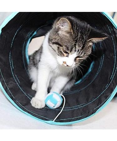 Cat Tunnel Rabbit Tunnel Cat Toy 3 Ways Foldable Tunnel Toy Pet Play Tunnel Tube For Kittens Puppies Rabbits Small Dogs - Buy Online on SooperMarket.com