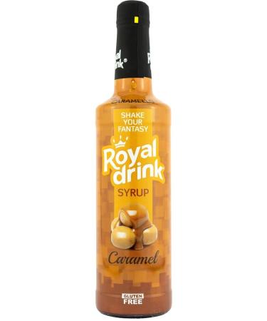 Royal Drink - Caramel Syrup 700ml - For Coffee & Cocktails | Gluten Free | Made in Italy
